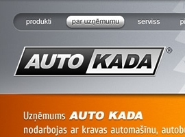 Сайт компании AUTO KADA Предприятие AUTO KADA реализует оптом и в розницу запчасти и оборудование для грузовых автомобилей, автобусов и прицепов
