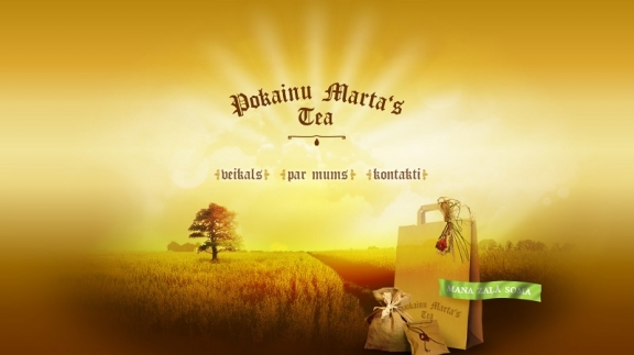 Tējas fabrikas TEA HOUSE mājas lapa