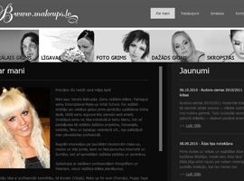 Profesionāla vizāžiste-stiliste Sandra Baltrunke 